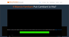 Desktop Screenshot of bilanciofamiliarepersonale.it