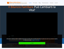 Tablet Screenshot of bilanciofamiliarepersonale.it